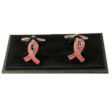 Load image into Gallery viewer, Pink Ribbon Cufflinks