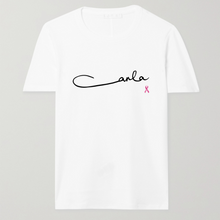 Load image into Gallery viewer, Limited Edition SBCF x Carla Pink-Ribbon Tee